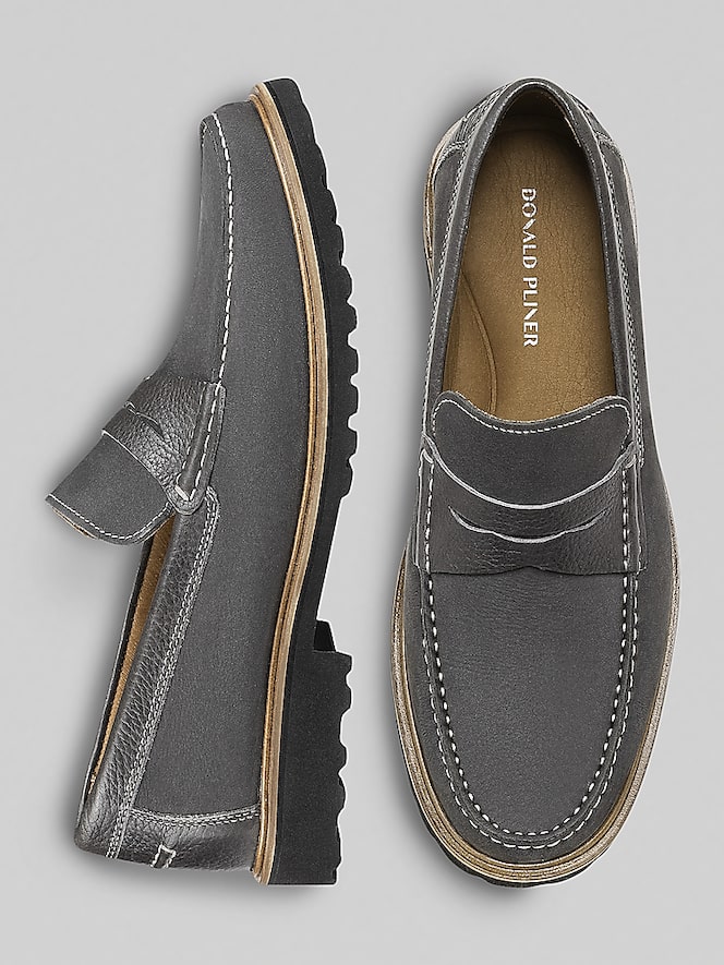 Donald Pliner Joe Moc Toe Loafers