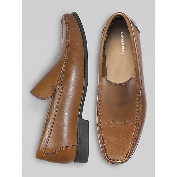 Donald Pliner Men's Reuben Moc Toe Loafers Tan - Size: 13 D-Width