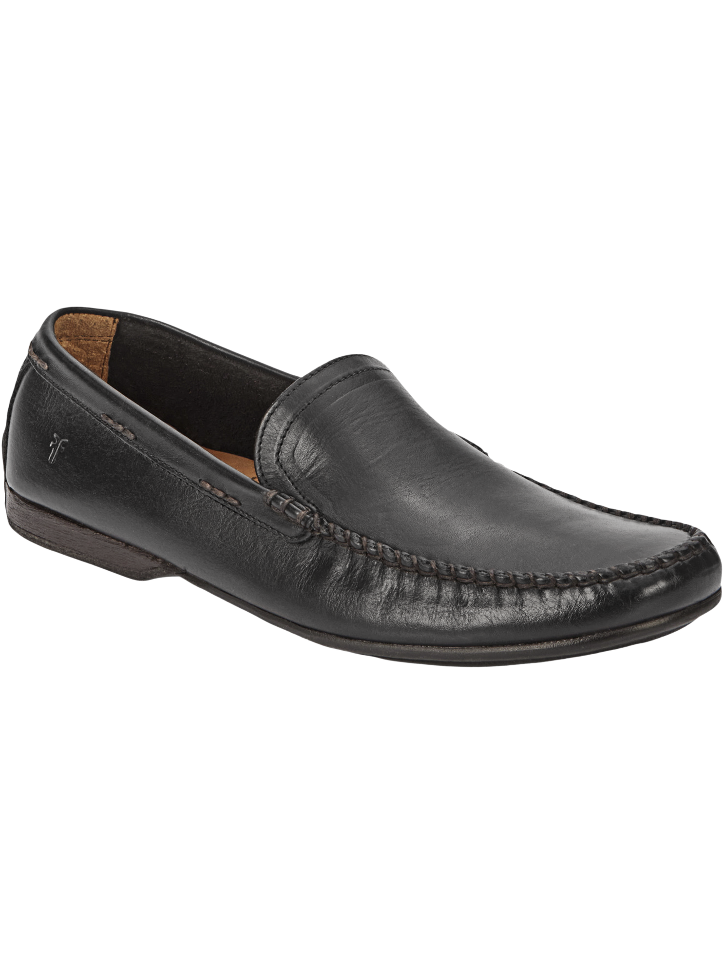 Lewis Leather Moc Toe Venetian Loafers