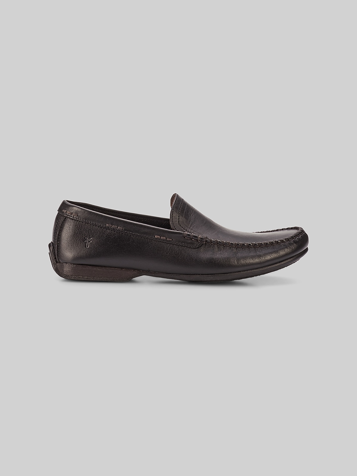 Frye Lewis Venetian Loafers Shoes Mens Size 10.5 Black Leather Casual Slip On Frye Lewis Venetian Driving Loafers Leather Shoes Casual  main image 2
