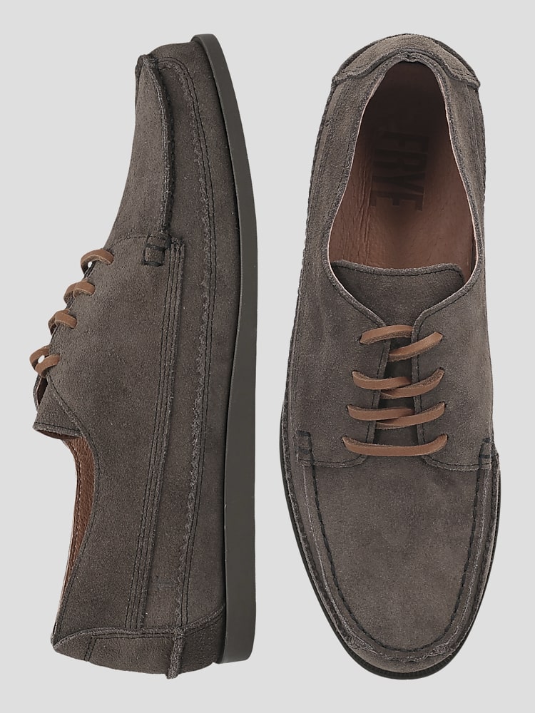 Frye Mason Leather Field Moc Toe Loafers, Charcoal - Gray  display picture 3