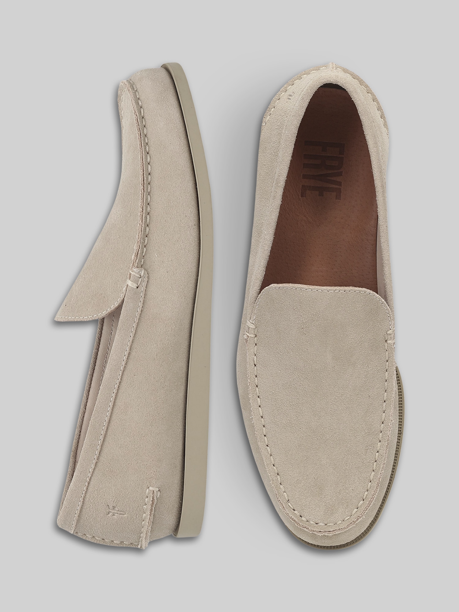 Mason Leather Moc Toe Loafers