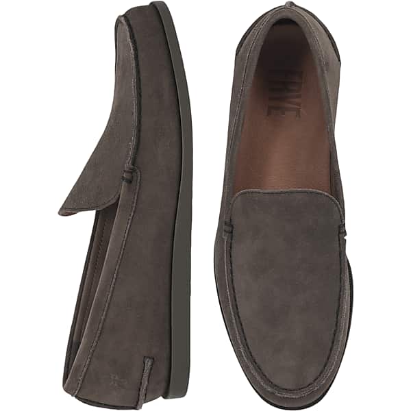 Frye Men's Mason Leather Moc Toe Loafers Charcoal - Size: 8 1/2 D-Width TMW42VP85430
