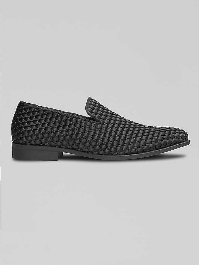 Stacy Adams Swenson Weave Slip-On Smoking Loafers