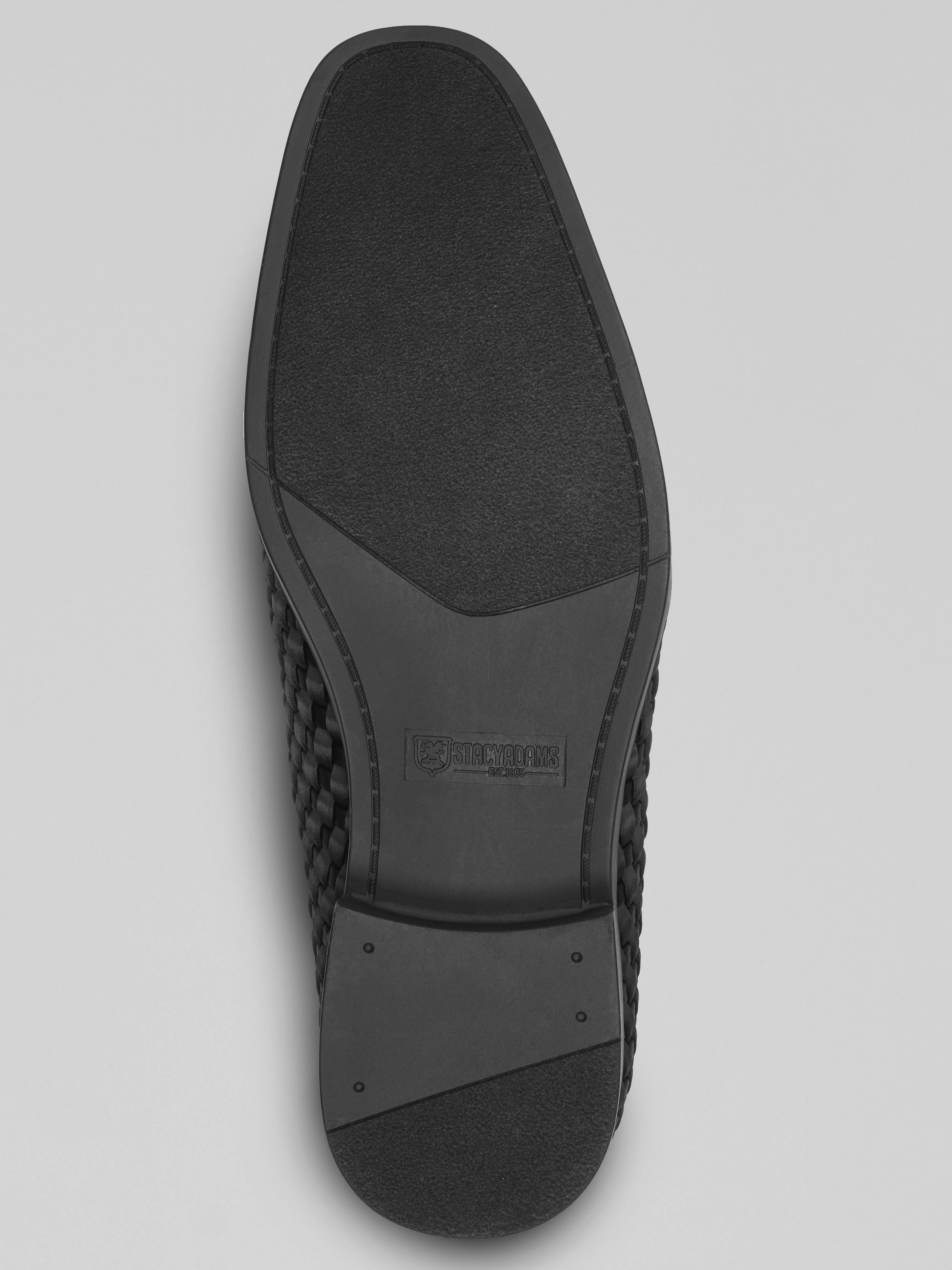 Swenson Weave Slip-On Smoking Loafers