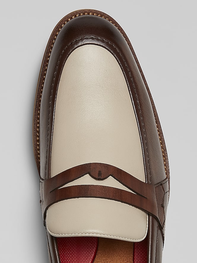 Stacy Adams Prichard Moc Toe Penny Strap Loafers