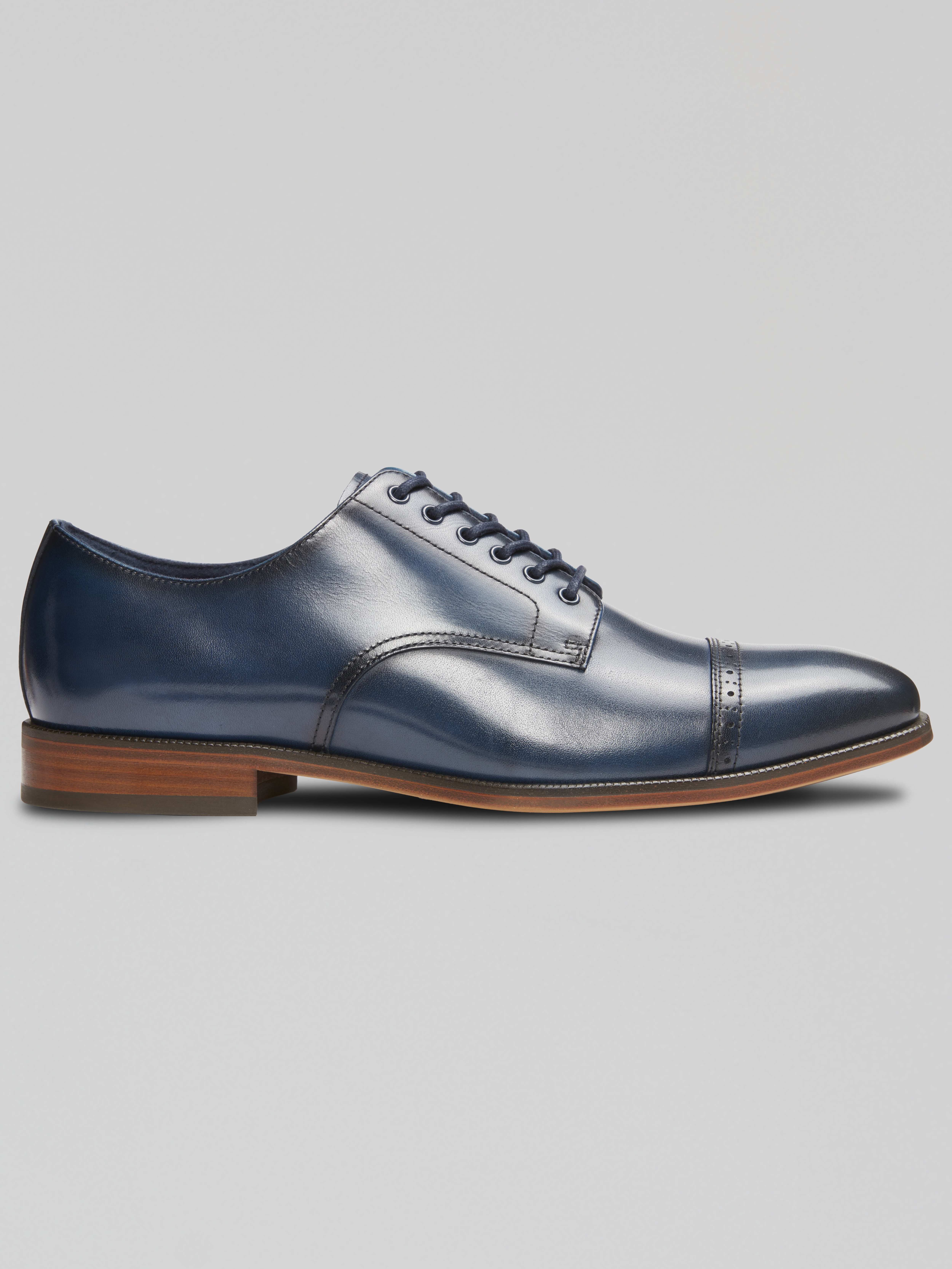 Navy Leather Oxfords Stacy Adams Madison Cap Toe Oxford 