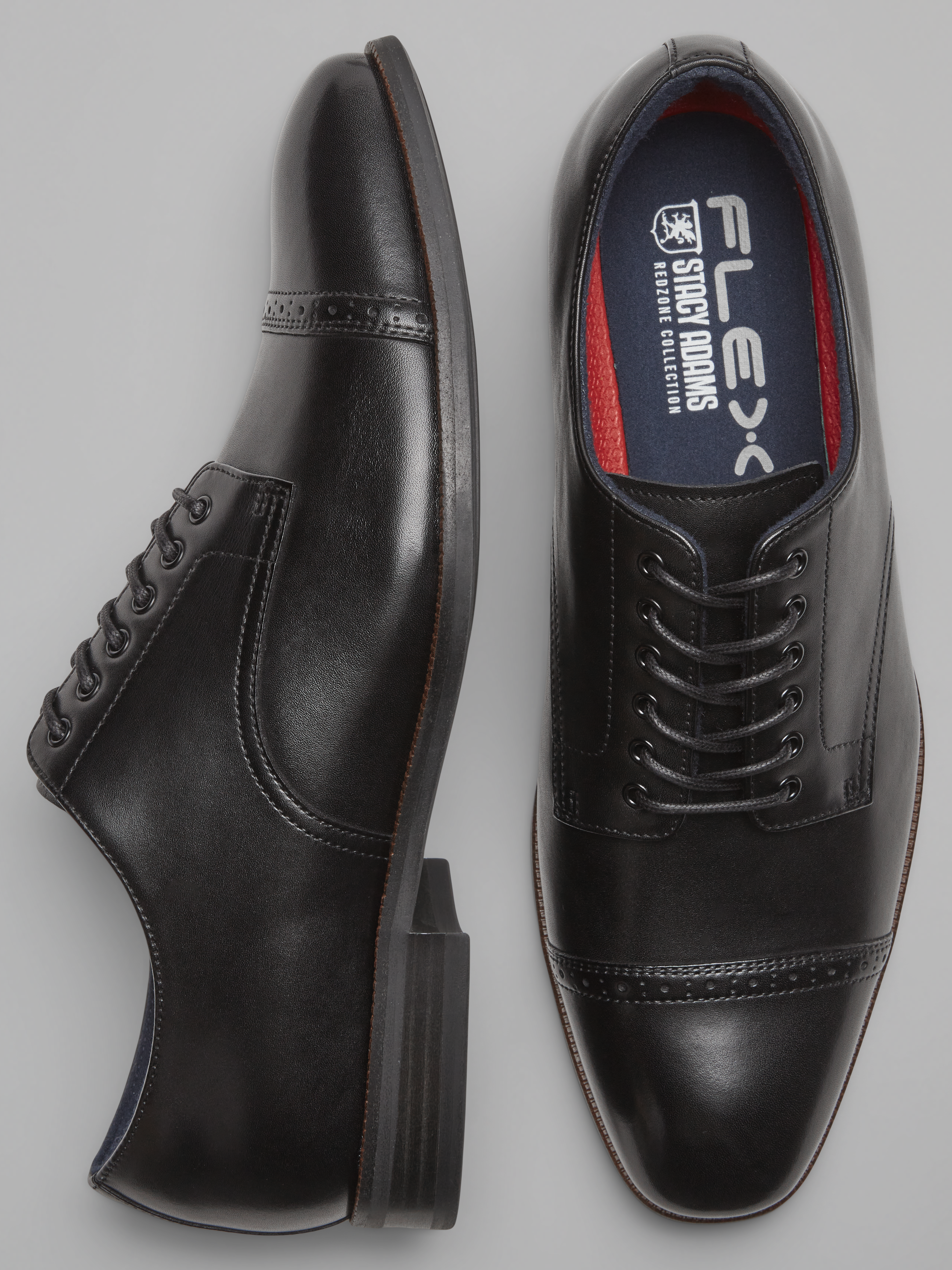 William Leather Cap Toe Oxfords