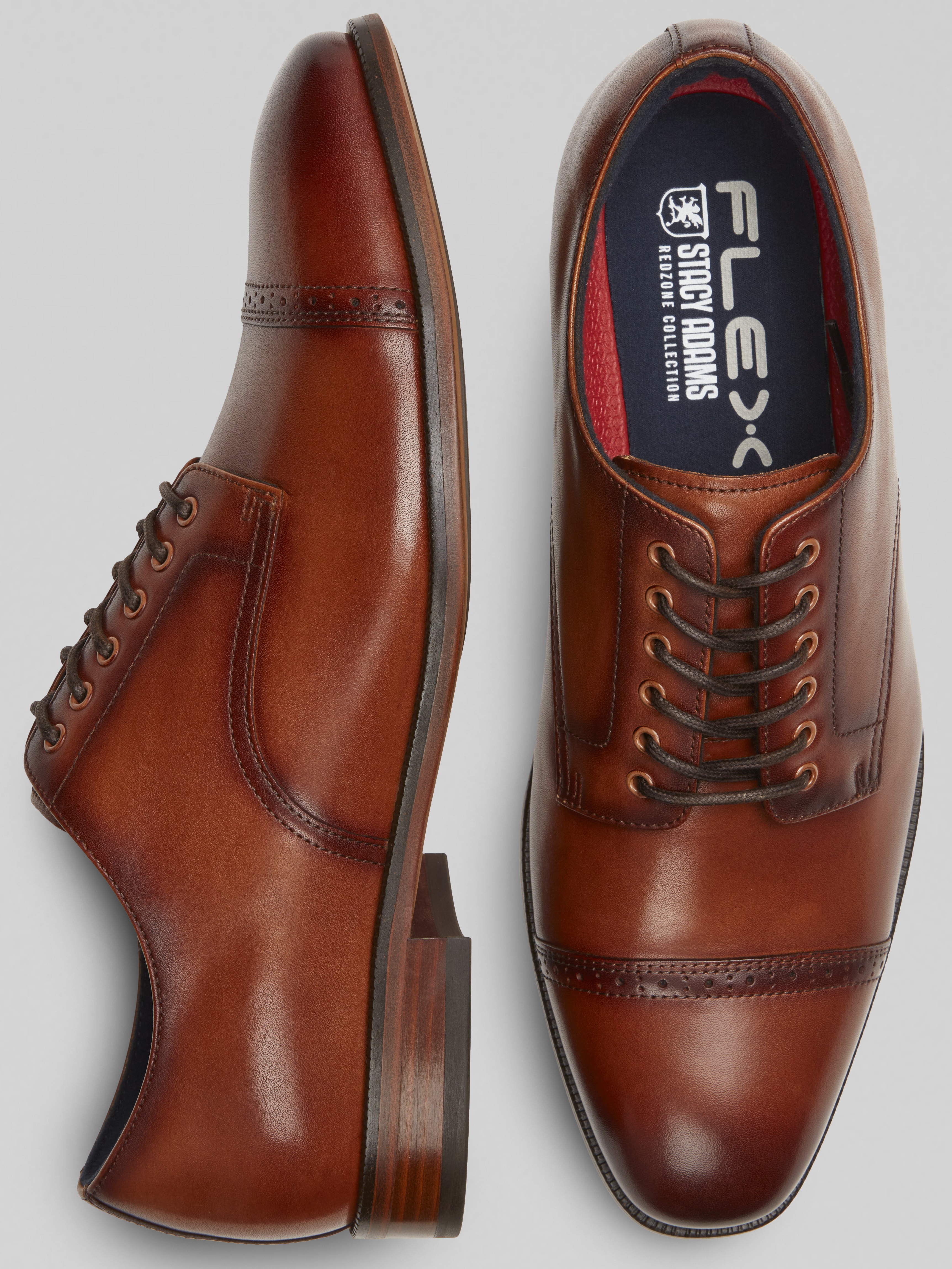 William Leather Cap Toe Oxfords