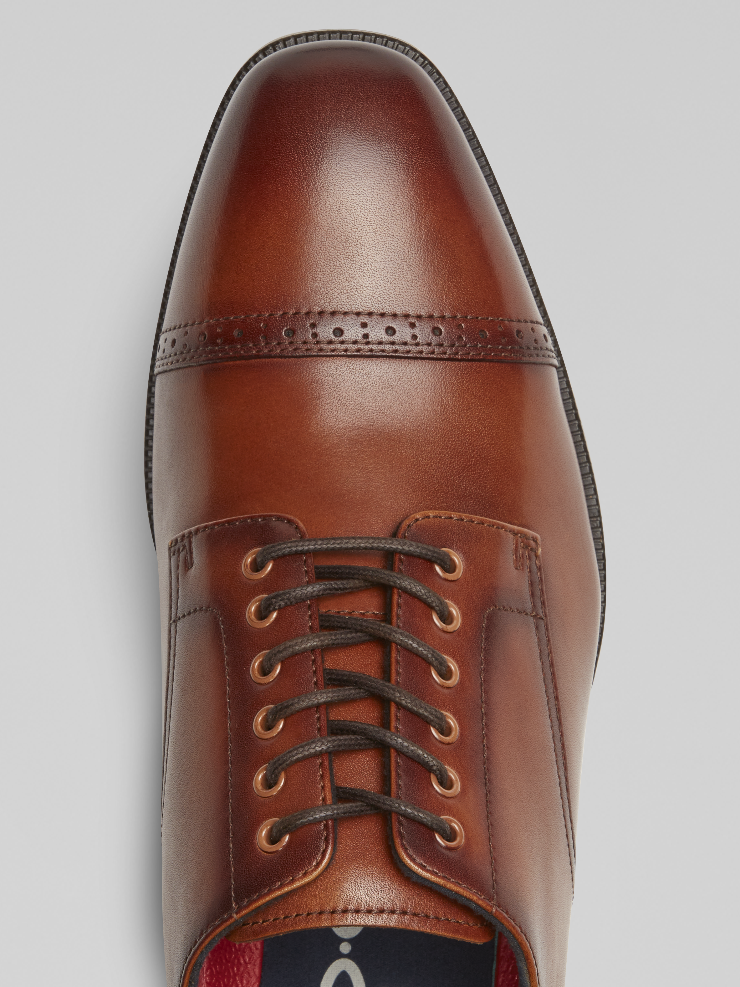 William Leather Cap Toe Oxfords