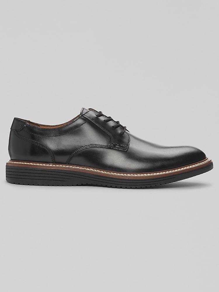 Johnston Murphy Hodges Leather Plain Toe Oxfords Casual Shoes