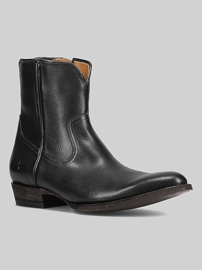 Frye Austin Inside Zip Plain Toe Boots