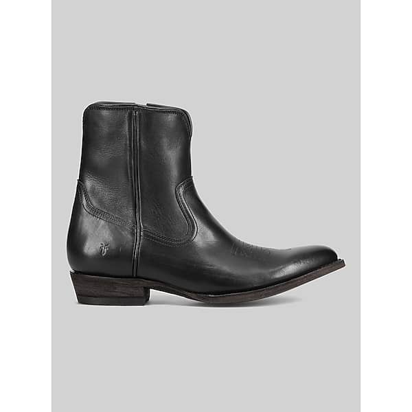 Frye Men's Austin Inside Zip Plain Toe Boots Black - Size: 11 1/2 D-Width