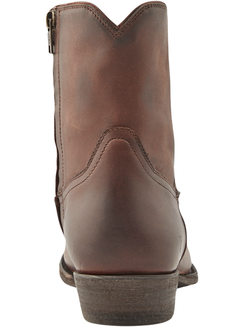 Austin Leather Inside Zip Plain Toe Boots