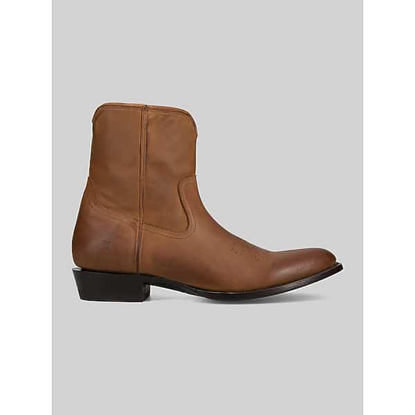 Frye Men's Austin Inside Zip Plain Toe Boots Latte - Size: 8 1/2 D-Width