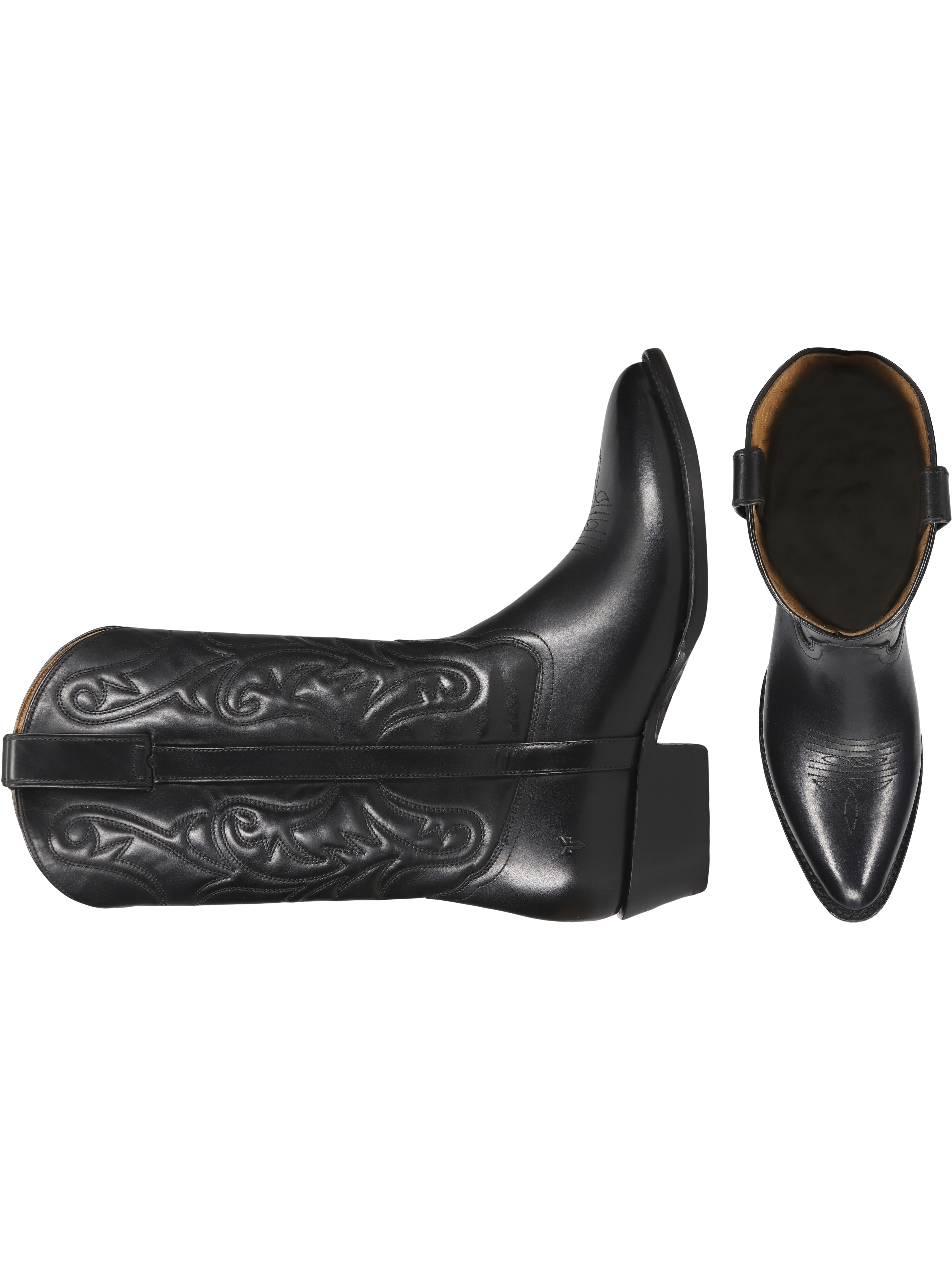 Bruce Pull-On Plain Toe Cowboy Boots