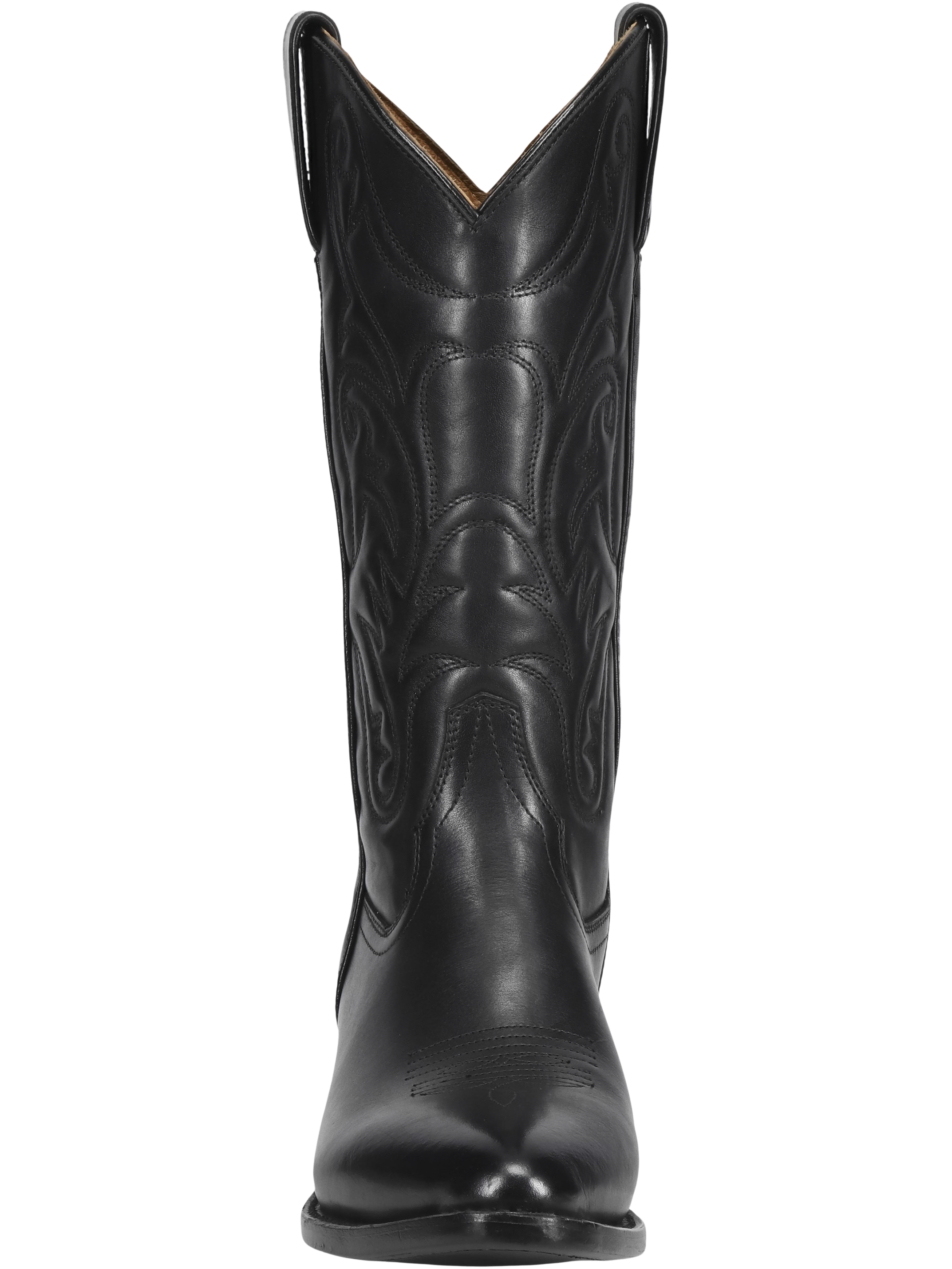 Bruce Pull-On Plain Toe Cowboy Boots