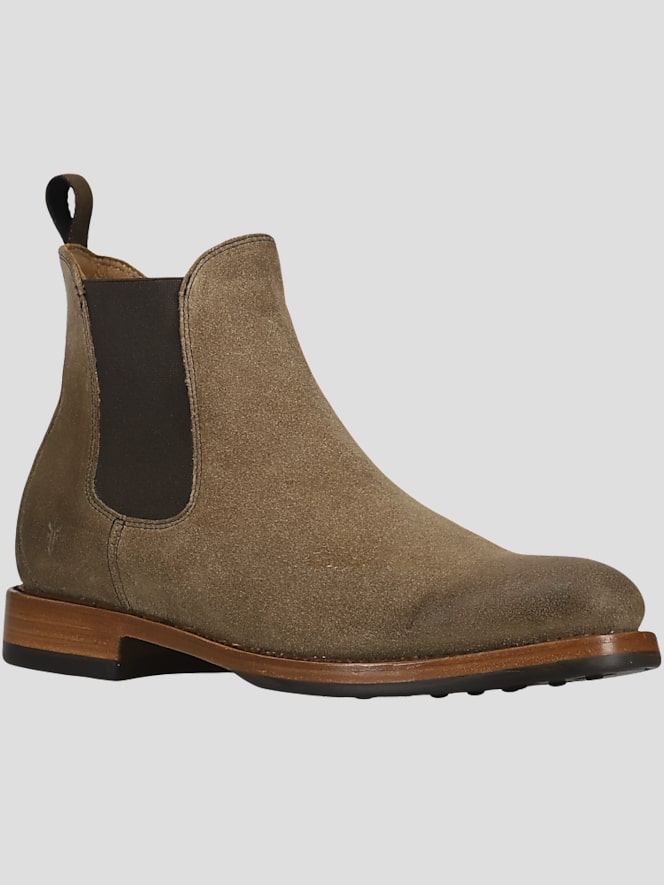 Frye Dylan Suede Plain Toe Chelsea Boots