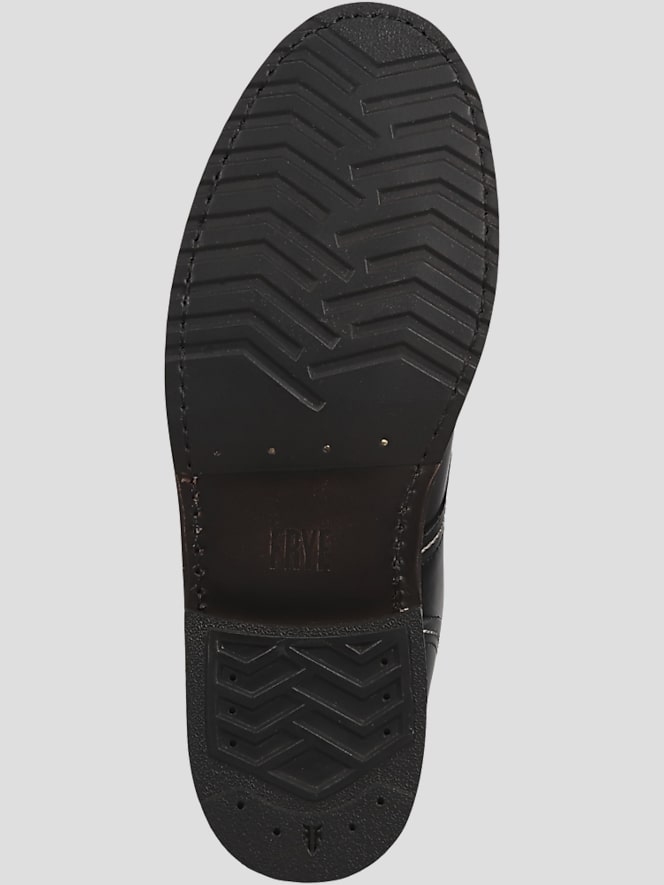 Frye Hudson Leather Plain Toe Work Boots