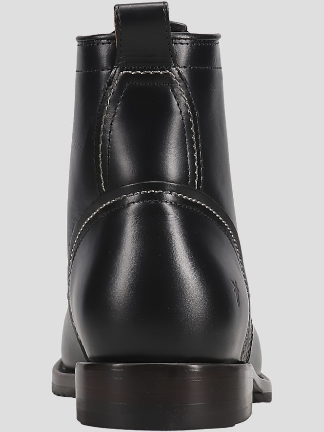 Frye Hudson Leather Plain Toe Work Boots