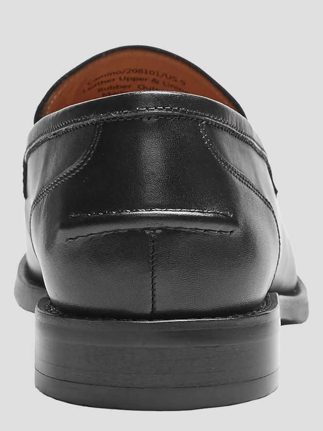 Warfield &Amp; Grand Camino Leather Moc Toe Penny Loafers