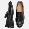 Warfield &Amp; Grand Camino Leather Moc Toe Penny Loafers