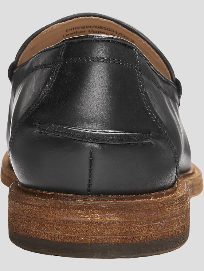 Warfield &Amp; Grand Dillinger Leather Moc Toe Penny Loafers