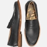 Warfield &Amp; Grand Dillinger Leather Moc Toe Penny Loafers