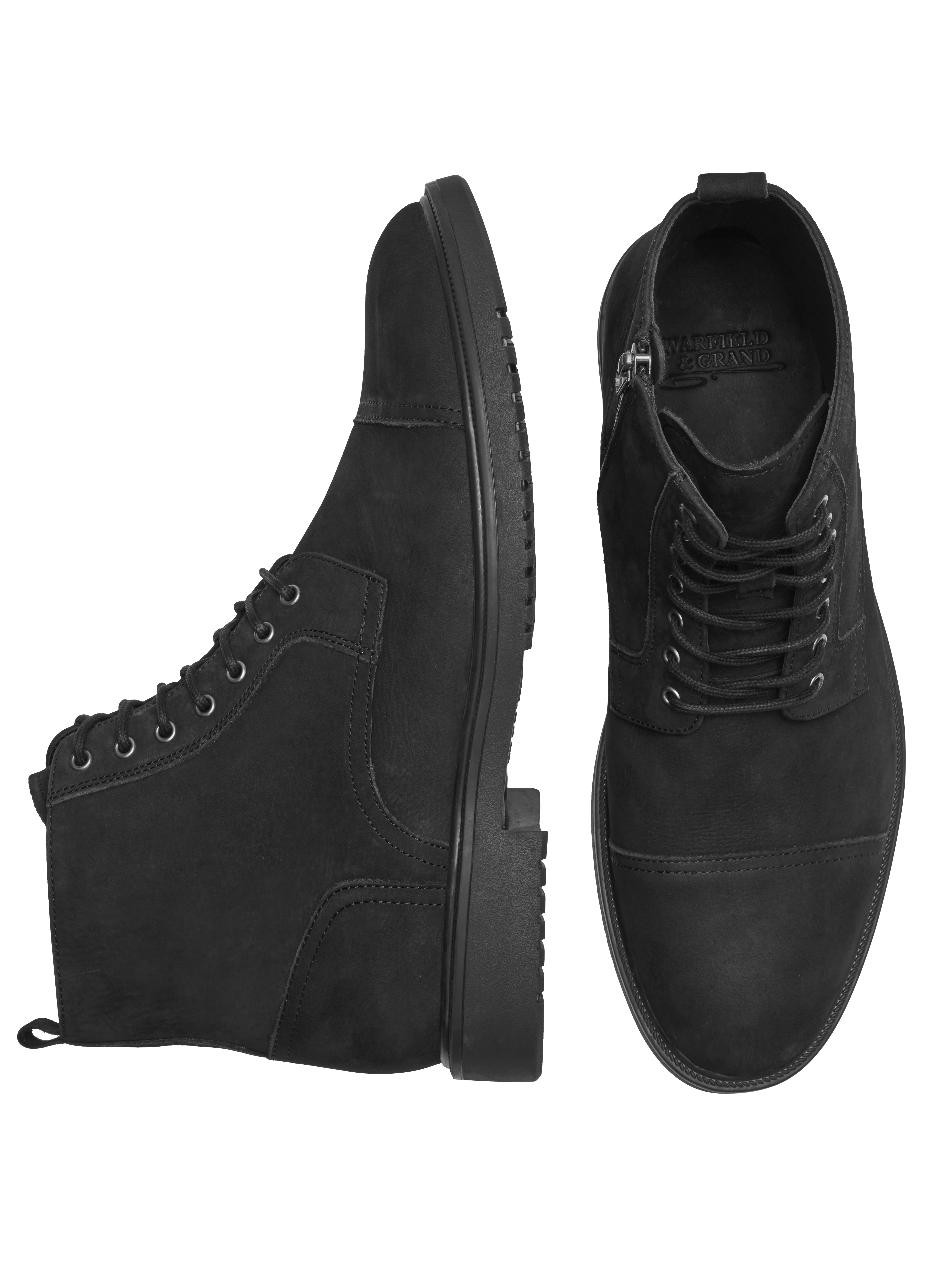 Nando waterproof black suede best sale