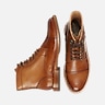 Warfield &Amp; Grand Grand Ballast Leather Cap Toe Lace-up Boots
