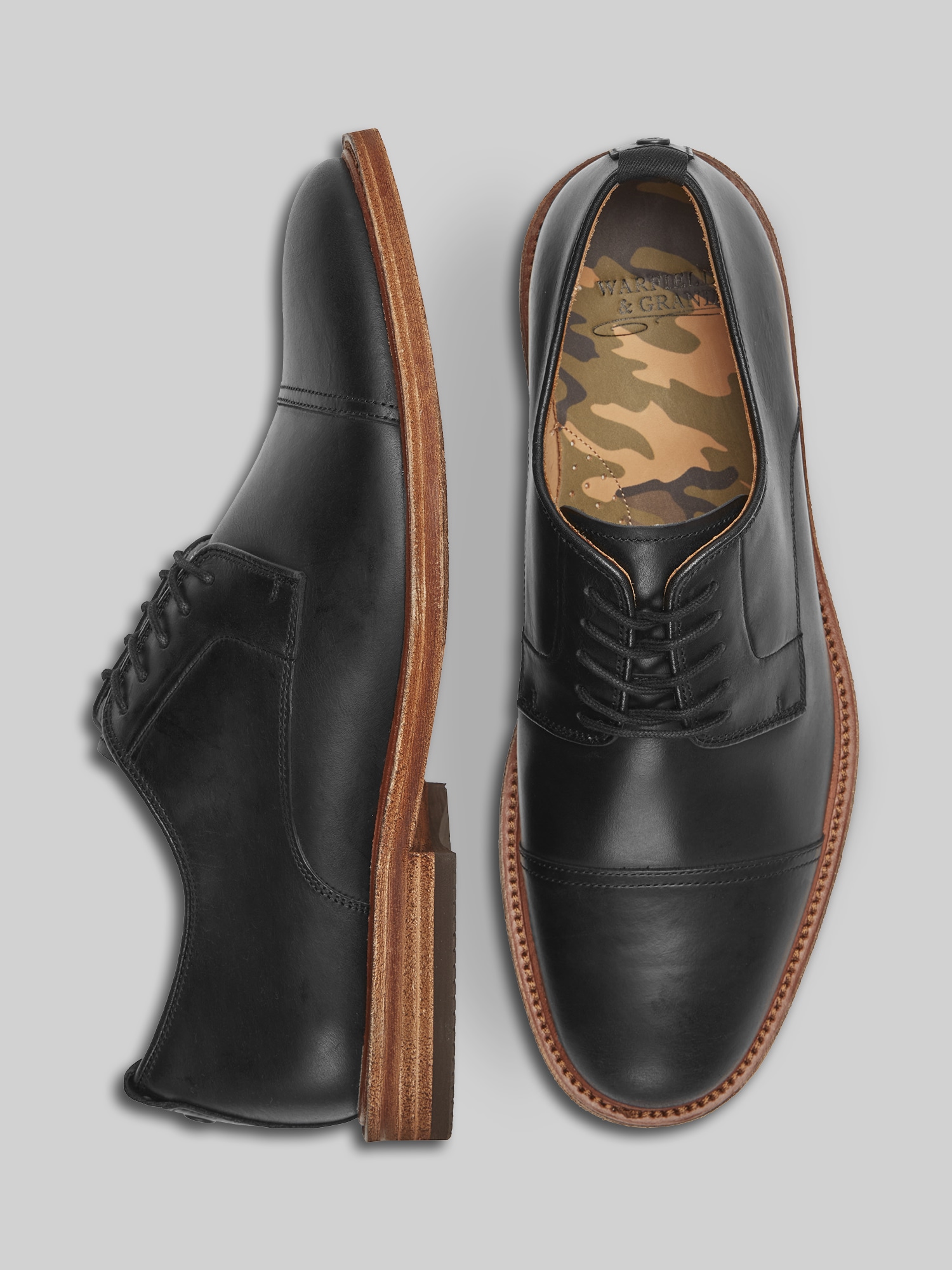 Clement Leather Cap Toe Oxfords