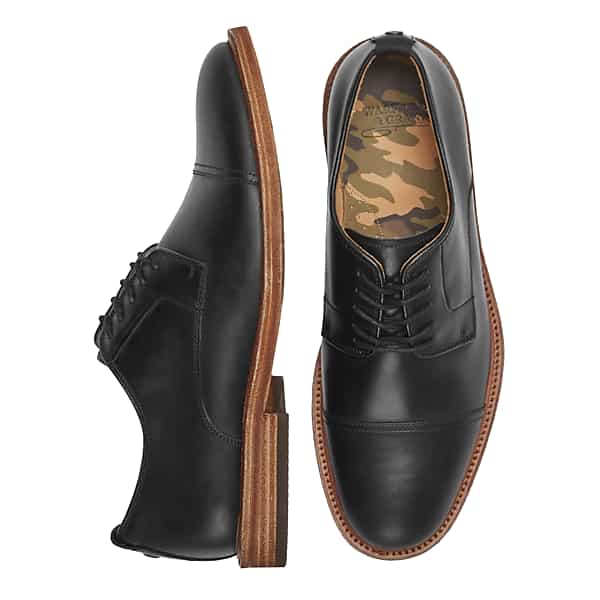 Warfield & Grand Men's Warfield & Amp; Grand Clement Leather Cap Toe Oxfords Black - Size: 8.5 D-Width TMW42WH85402