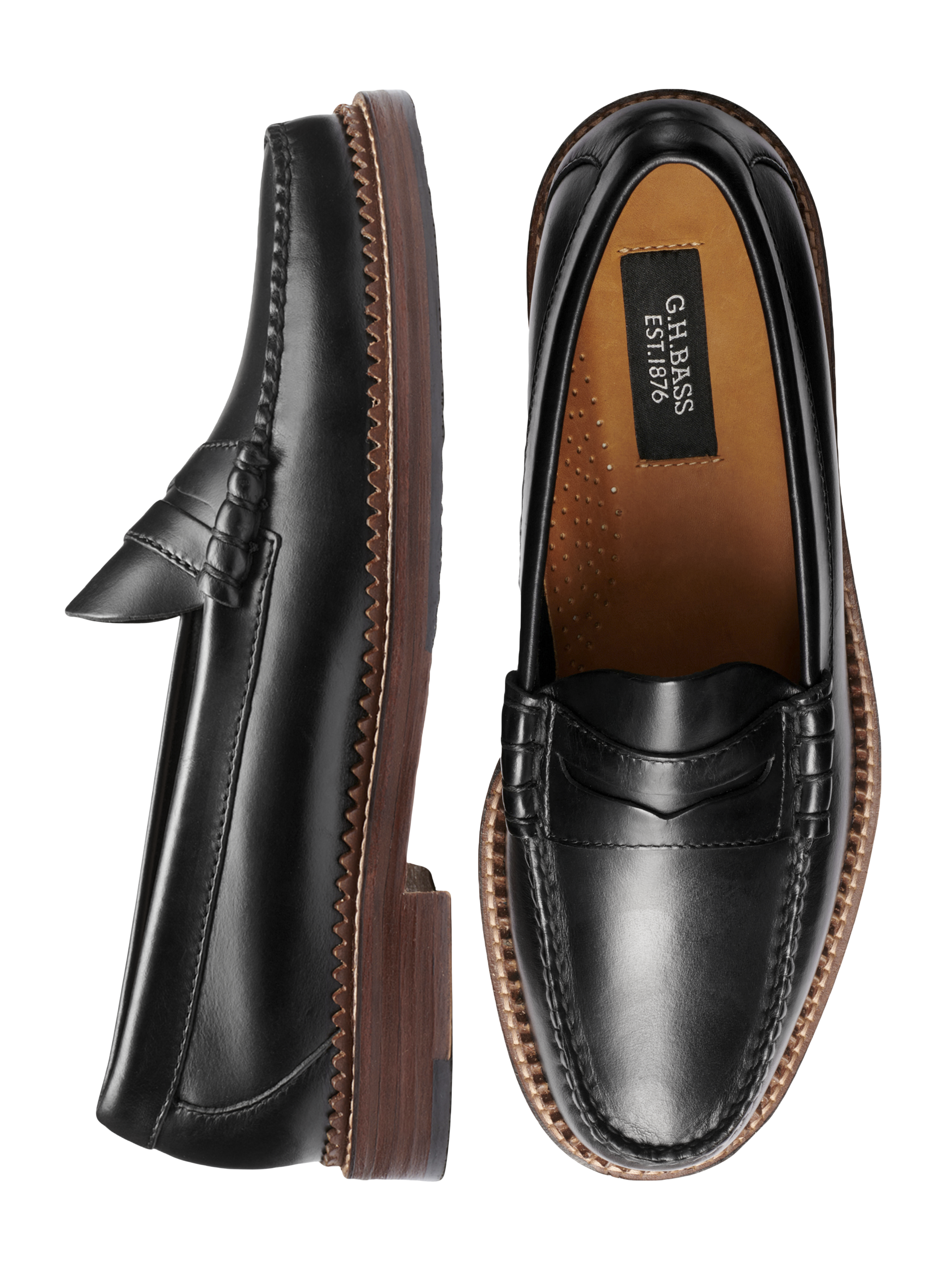 Larson Weejuns Moc Toe Loafers