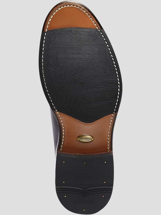 G.H.BASS Monogram Blucher Derby Oxfords