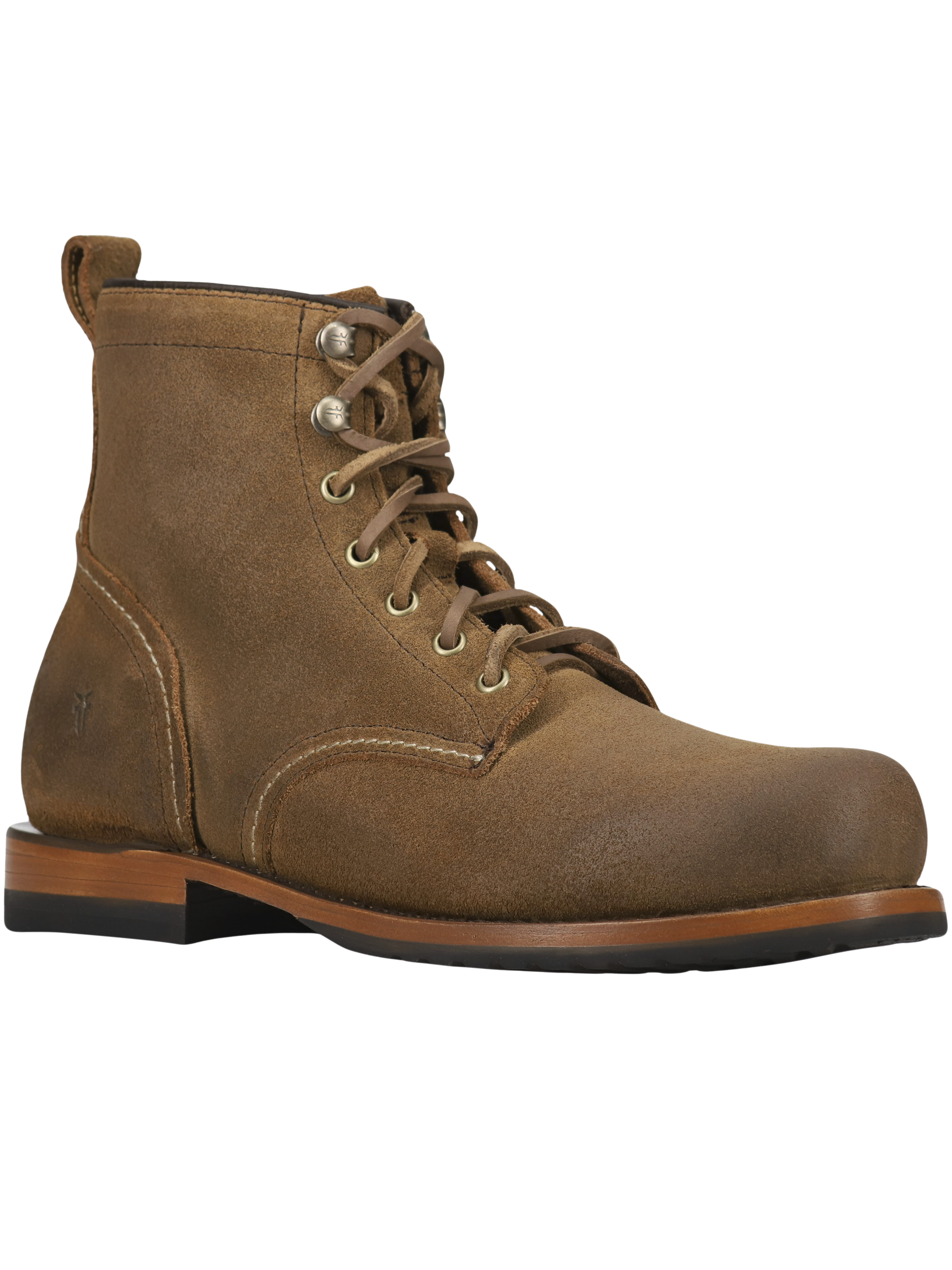 Hudson Suede Plain Toe Work Boots