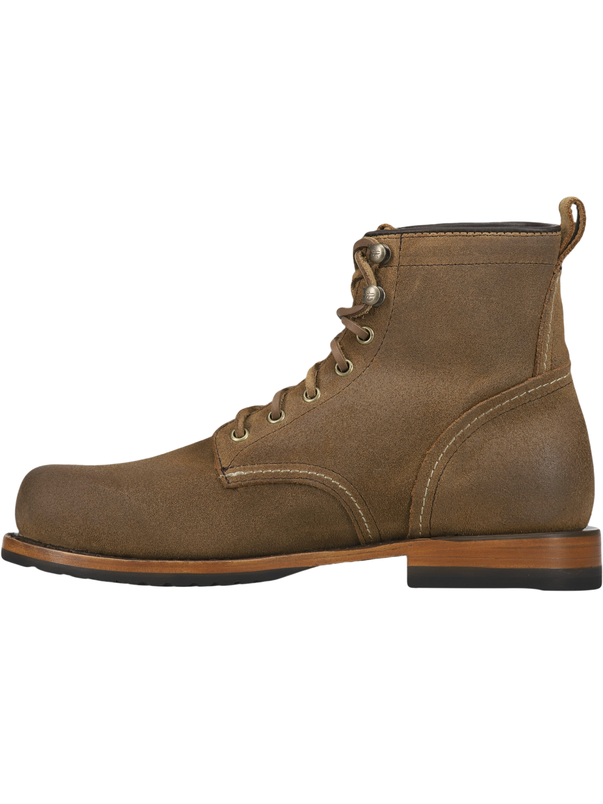 Hudson Suede Plain Toe Work Boots
