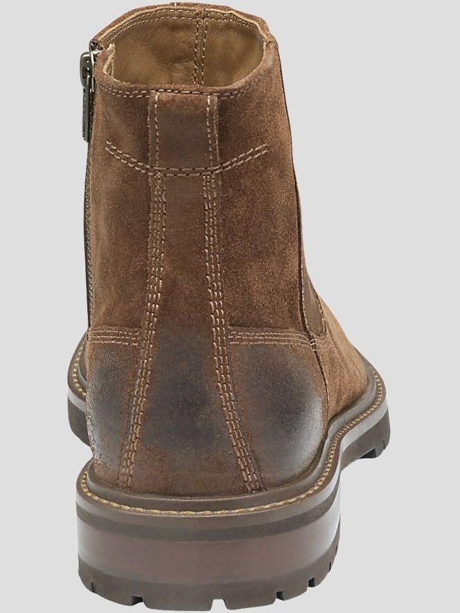 Johnston &Amp; Murphy Barrett Leather Plain Toe Zip-Up Boots