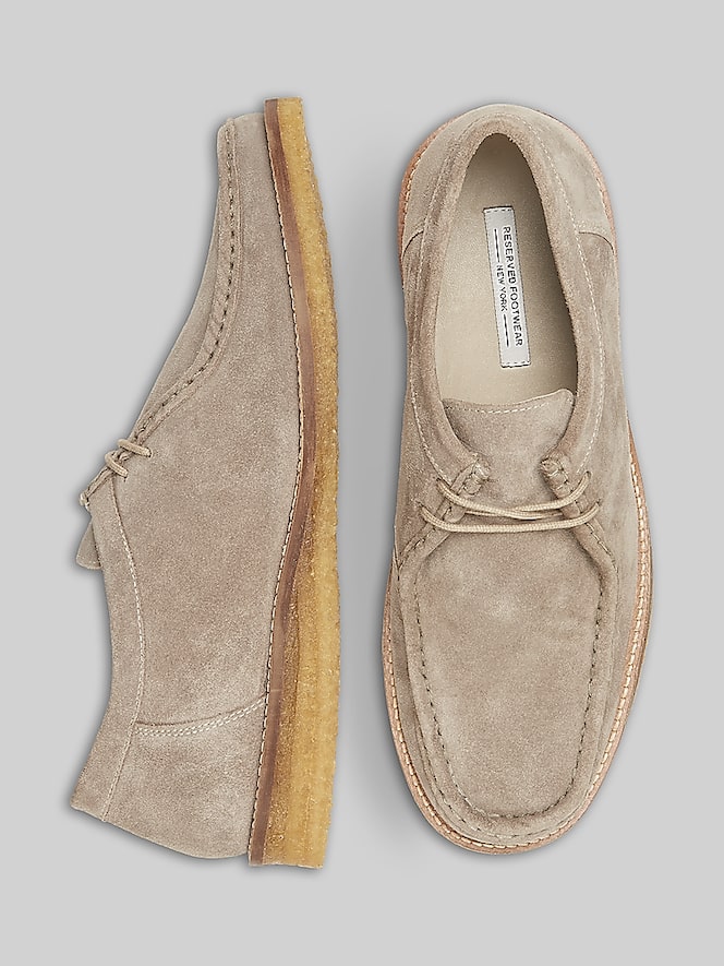 Reserved Footwear Oziah Suede Moc Toe Boat Shoes