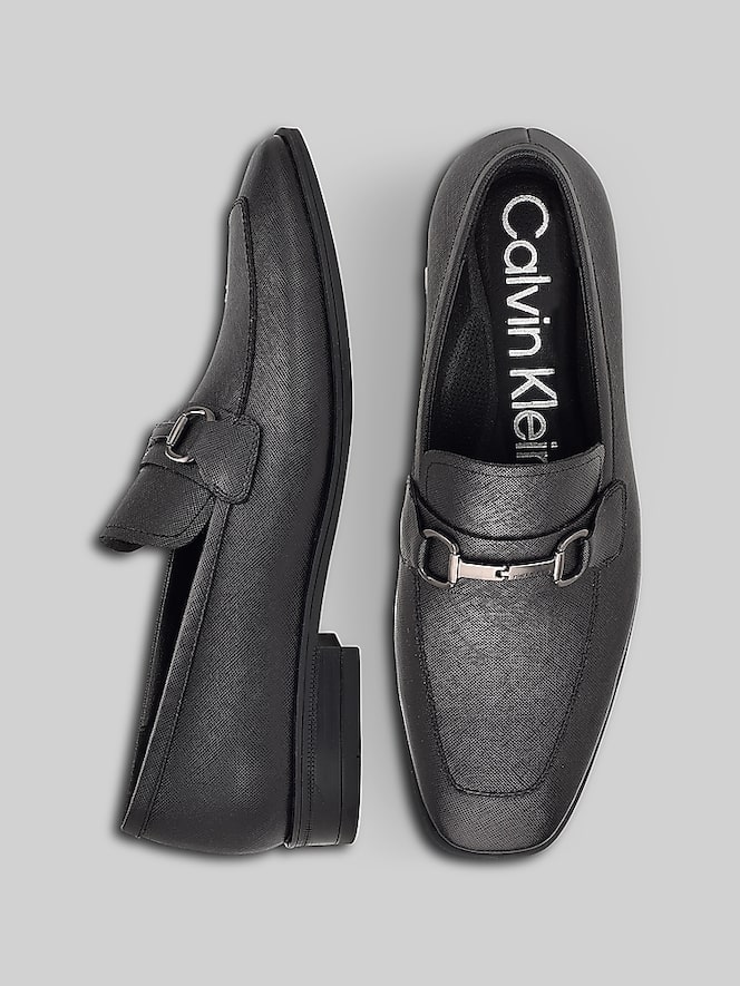 Calvin Klein Malcome Leather Bit Loafers