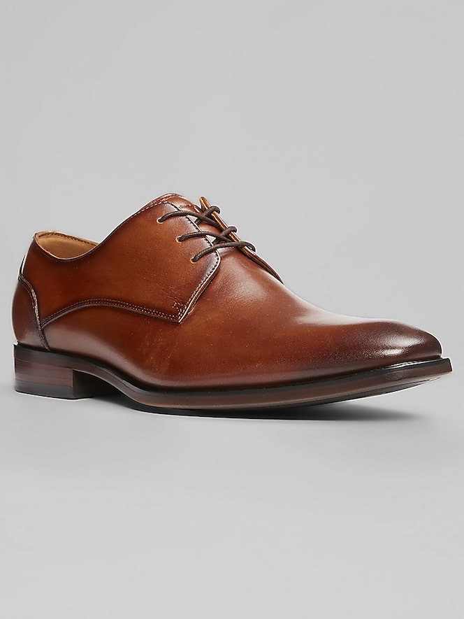 Florsheim Roseto Luxe Leather Plain Toe Oxfords, Cognac - Image 2 of 6