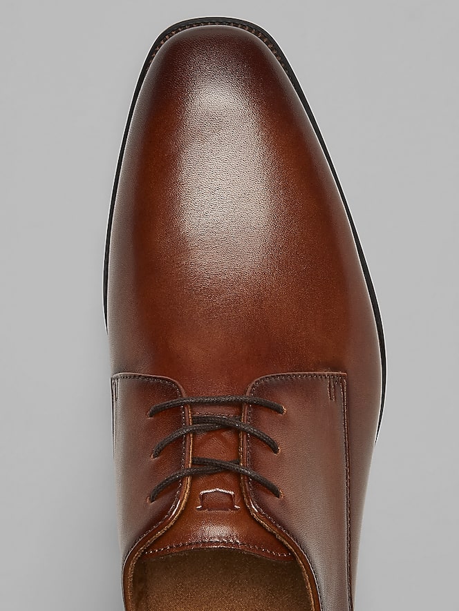 Florsheim Roseto Luxe Leather Plain Toe Oxfords, Cognac - Image 5 of 6