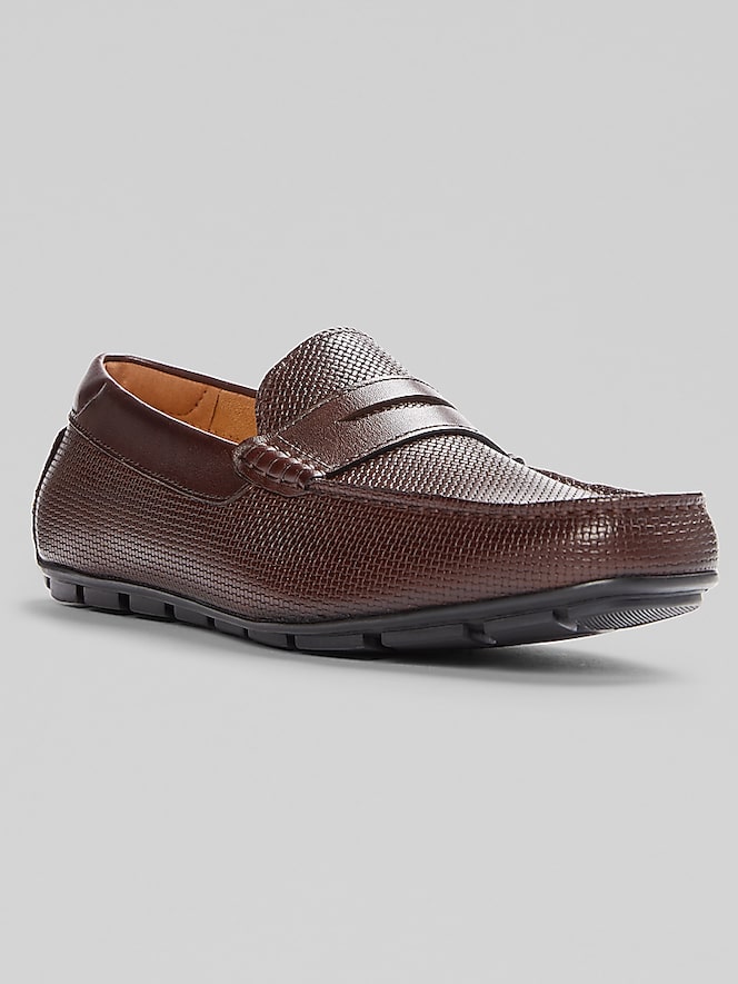 Florsheim Motor Leather Moc Toe Penny Loafers