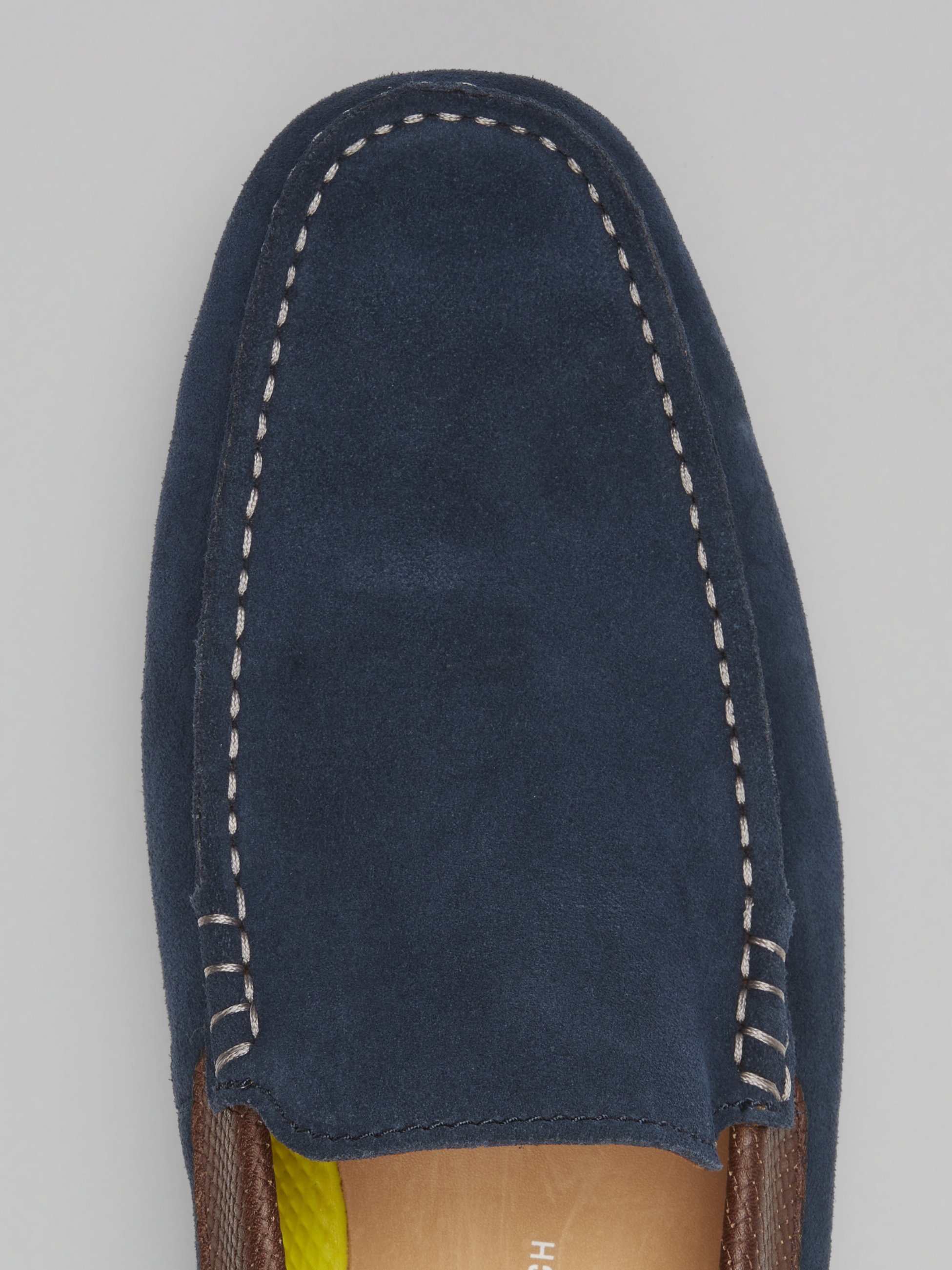 Motor Leather Moc Toe Venetian Loafers