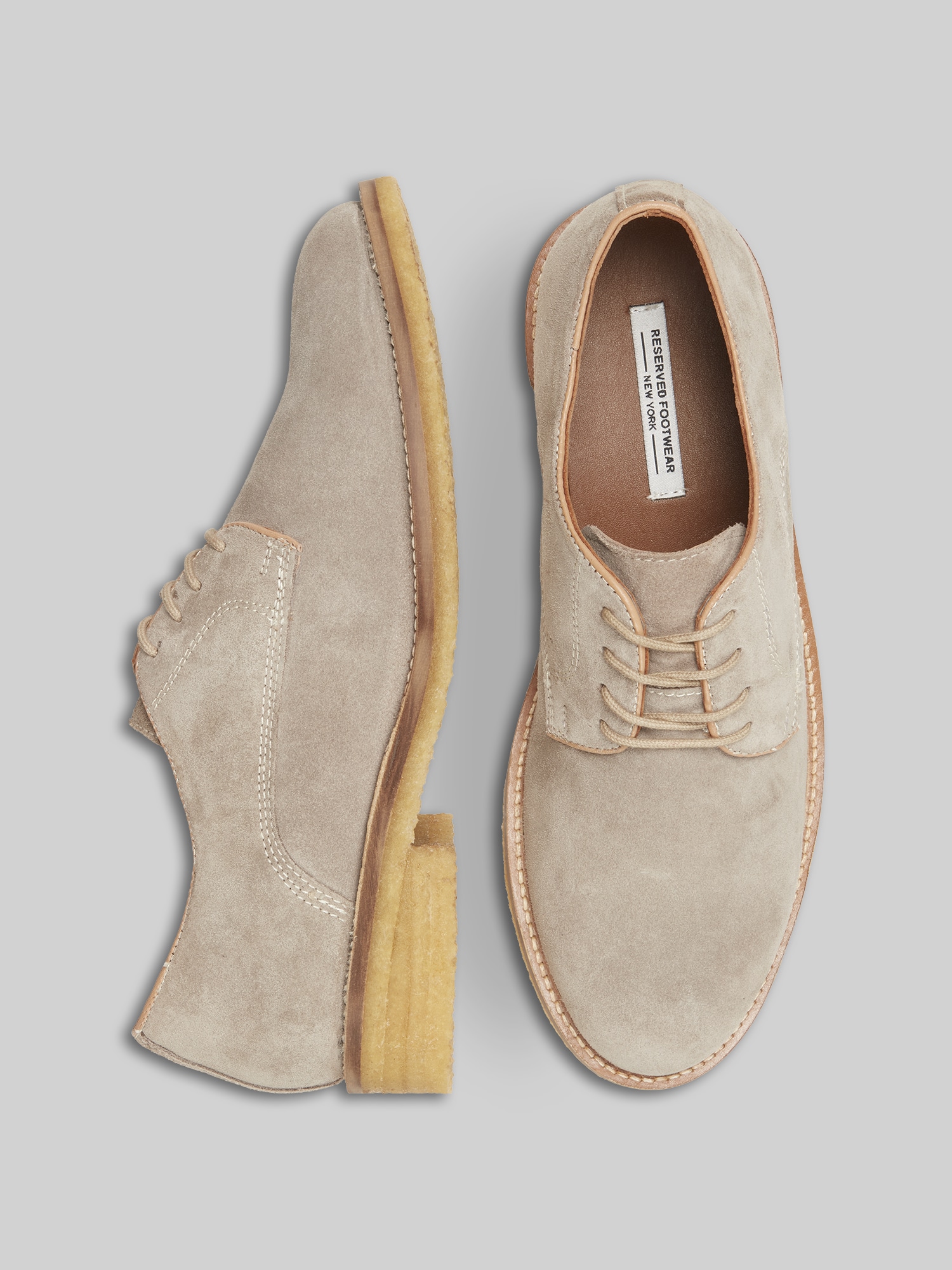 Octavious Suede Plain Toe Oxfords