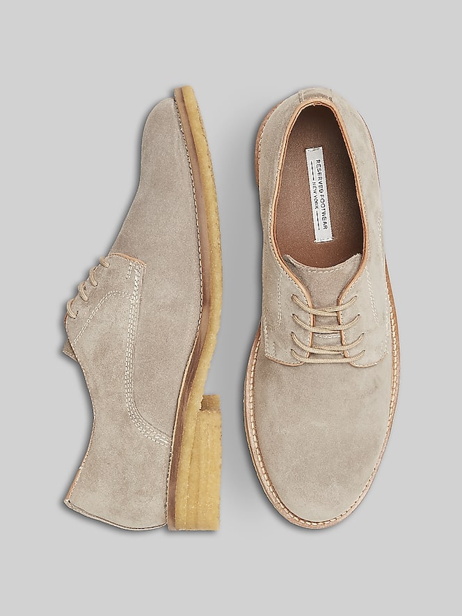 Reserved Footwear Octavious Suede Plain Toe Oxfords