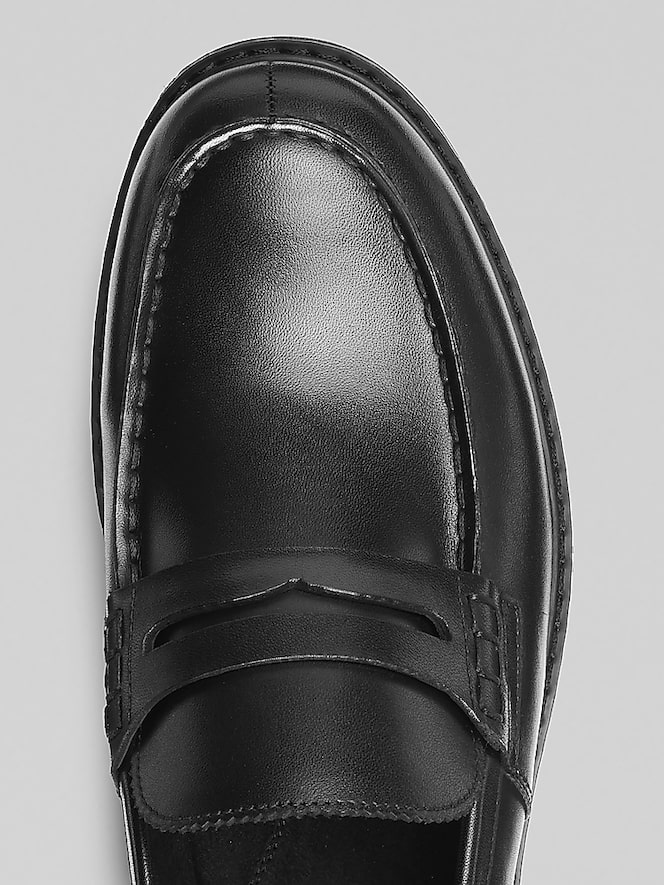 Joseph Abboud Leather Penny Strap Loafers