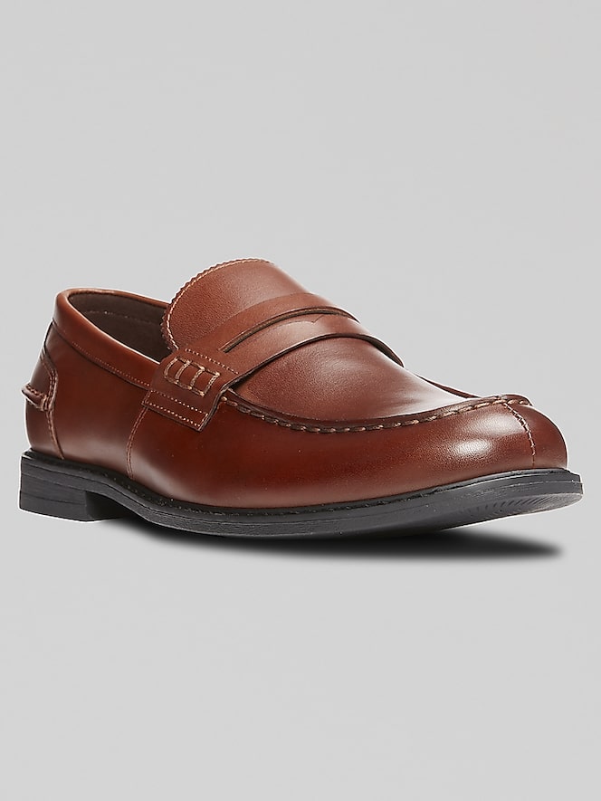 Joseph Abboud Leather Penny Strap Loafers