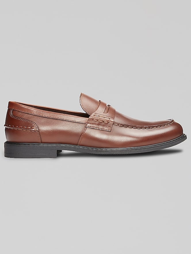 Joseph Abboud Leather Penny Strap Loafers