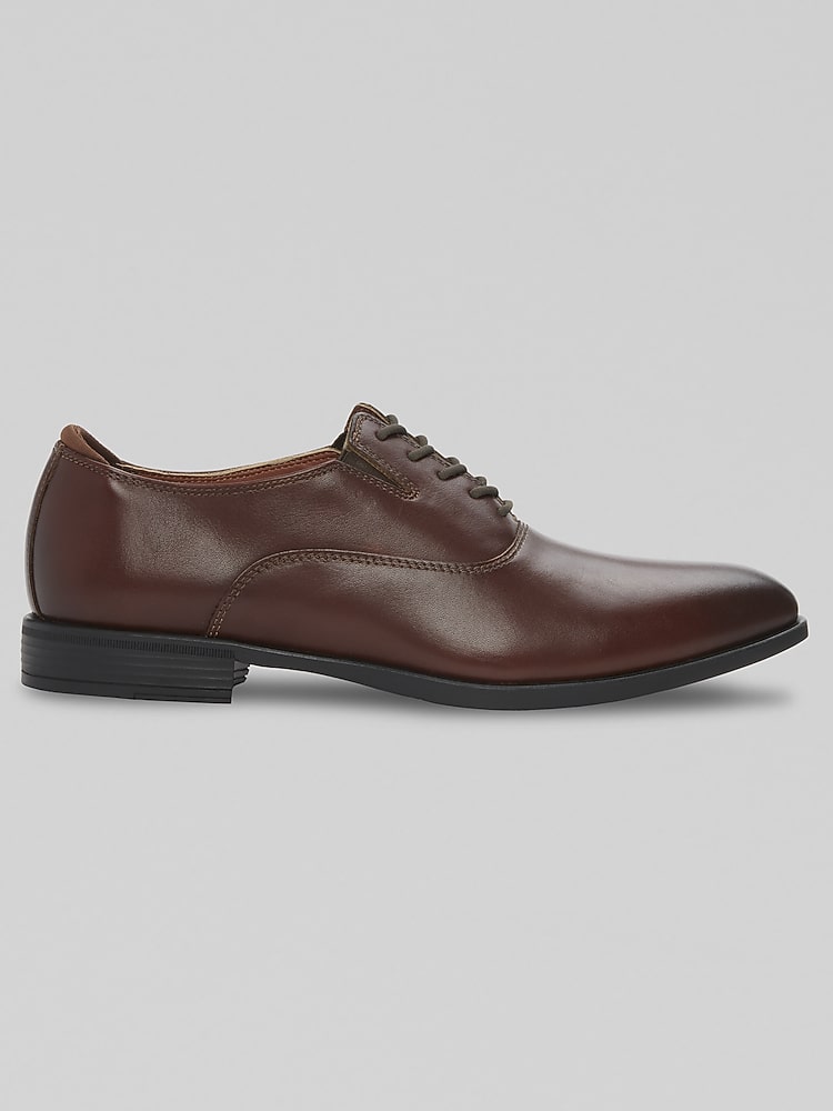 Awearness Kenneth Cole Chillflex Mens Leather Oxford Dress Shoes in Brown  Comfortable Lace-Up Formal Shoe, Size 12 D Width