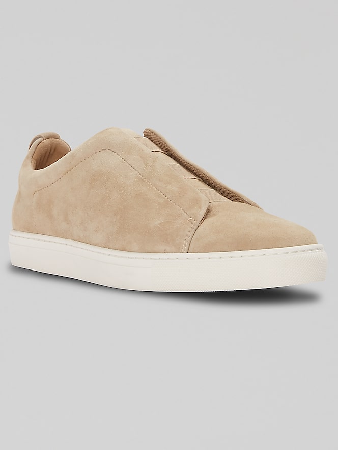 Awearness Kenneth Cole Elastic Band Suede Slip-On Sneakers